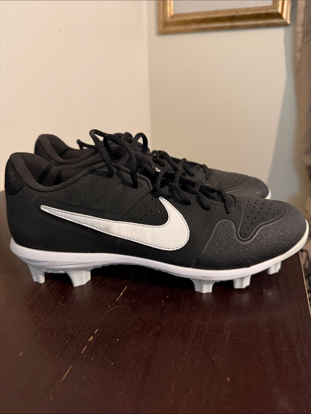 Nike Black Sneakers with White Accents